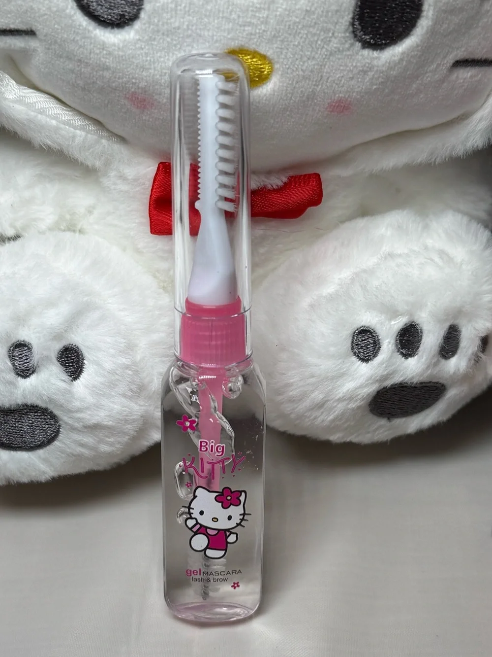 Hello Kitty Clear Gel Mascara with Dual Brush (Pink)